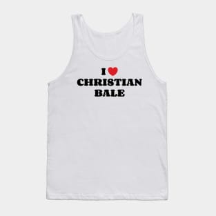 I Heart Christian Bale v2 Tank Top